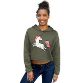 Unicorn Crop Hoodie